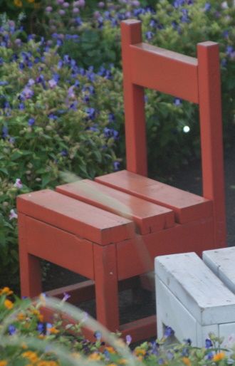image de chaises en bois relookees
