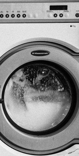 image de machines à laver en fonction